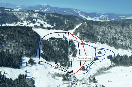 Skigebiet Hofeck in Bernau, Ortsteil Hof Skigebiet Hofeck in Bernau, Ortsteil Hof